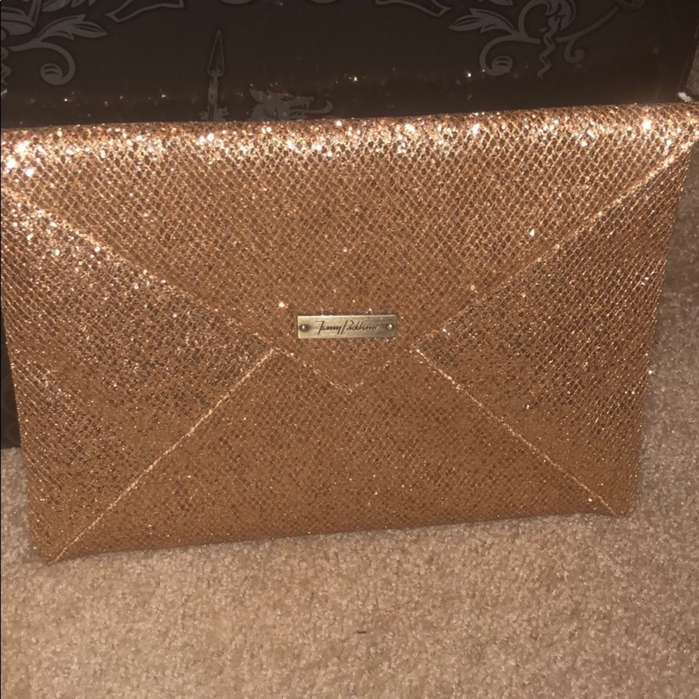 Large/ Oversized Gold clutch